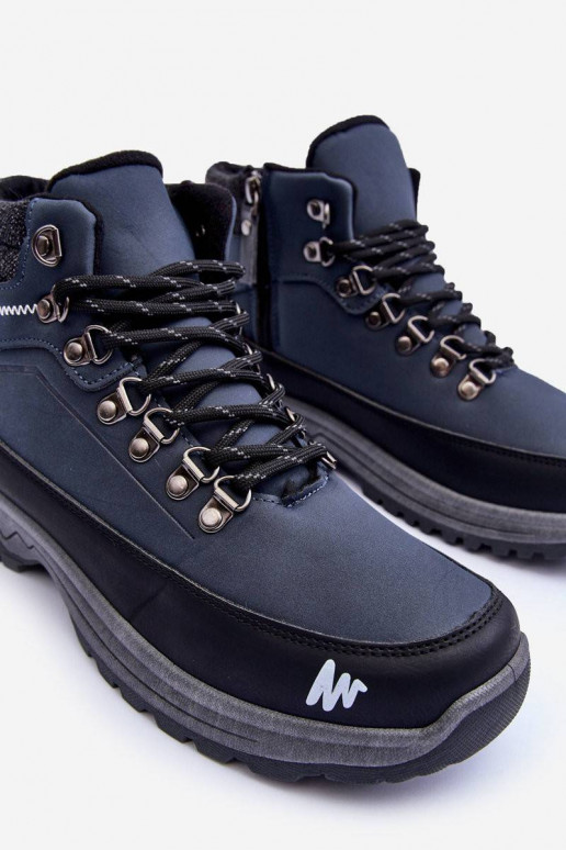 Men's Insulated Trekking Shoes Navy...