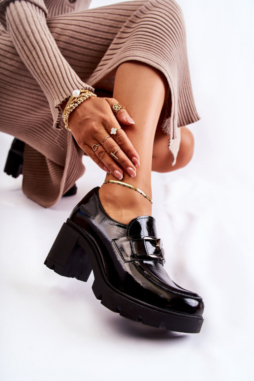 Elegant shoes on a pillar With Silver...