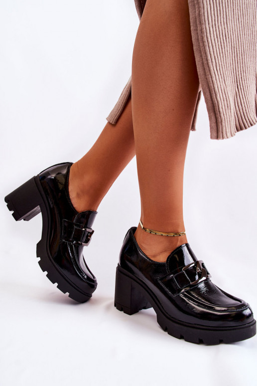 Elegant shoes on a pillar With Silver...