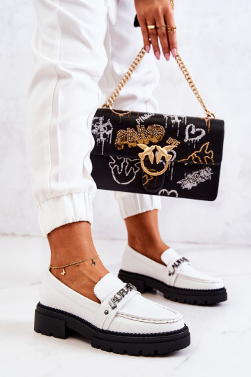 Leather Loafers Letters...