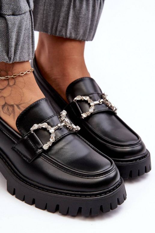 Women's Leather Half-Boots with a...