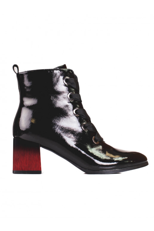 lacquer effect women's boots Potocki