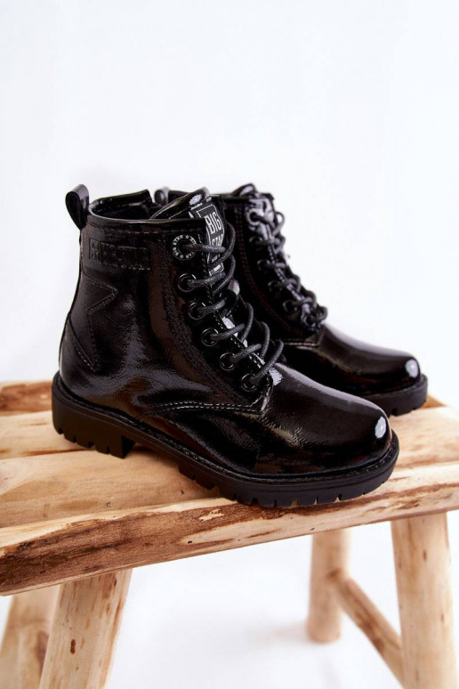 Children's Lacquered Warm Boots Big...