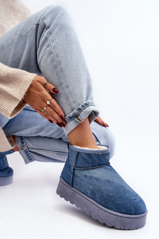 Women's Snow Boots with Glitter on...