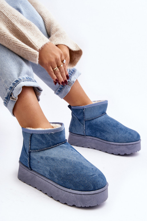 Women's Snow Boots with Glitter on...