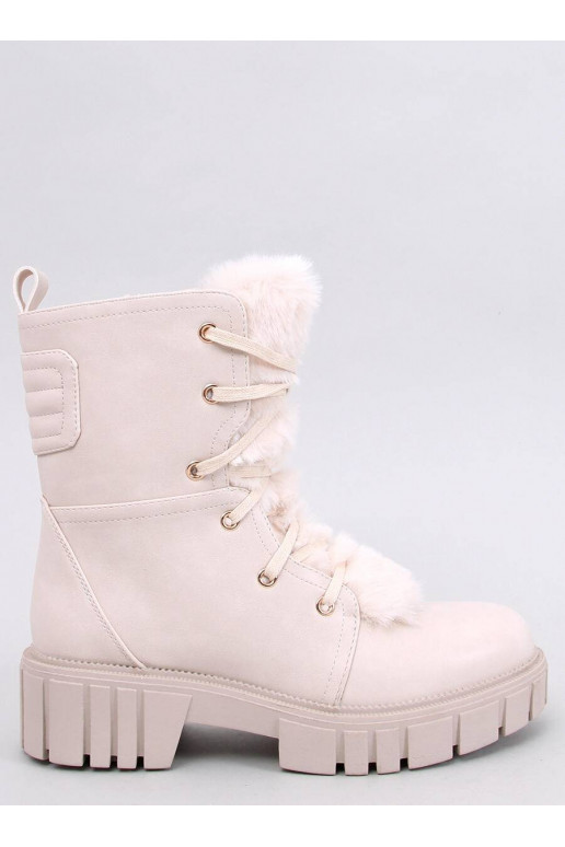 Boots with fur MELVIN BEIGE