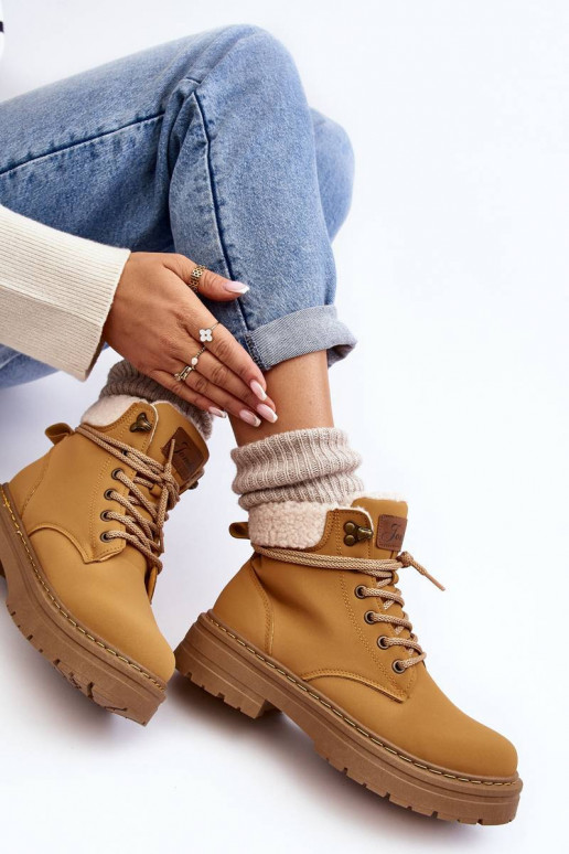 Women's Leather Trappers With Fur...