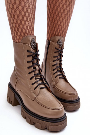 Leather Women's Padded...