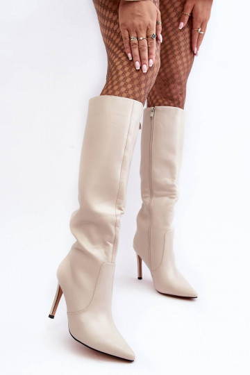 Leather Heeled Ankle Boots...