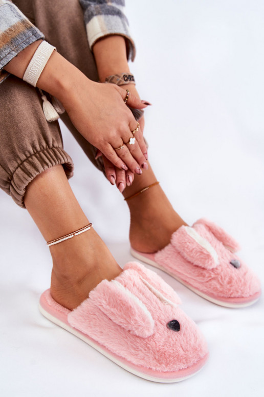 Women's Fur Slippers Light Pink Remmi