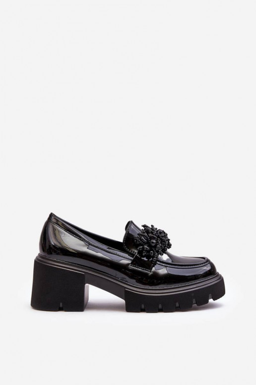 Women's Lacquered Half-Boots with...