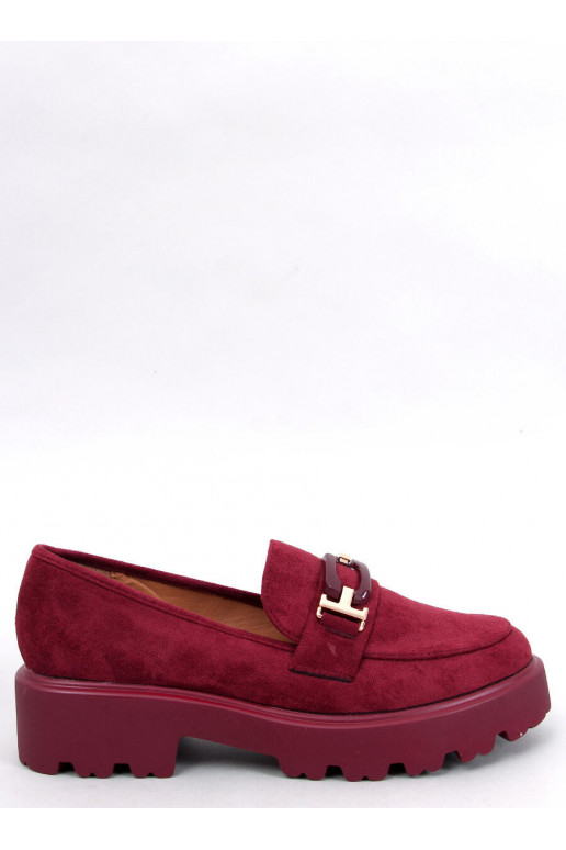 Women's moccasins of suede RALFES MAROON