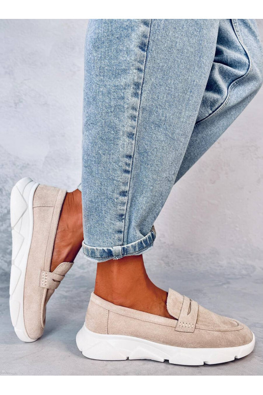 Moccasins soft sole HICKS BEIGE