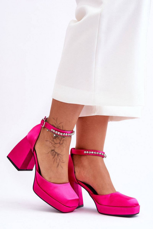 Fashionable Pumps On Massive Heels...
