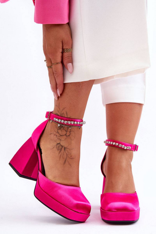 Fashionable Pumps On Massive Heels...