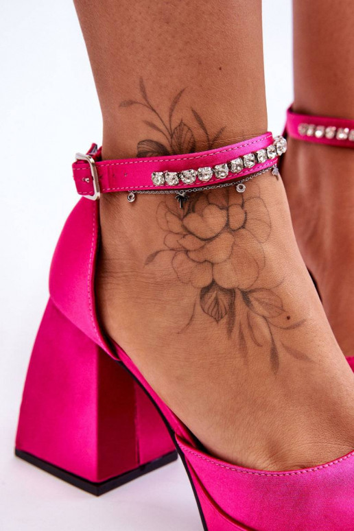 Fashionable Pumps On Massive Heels...