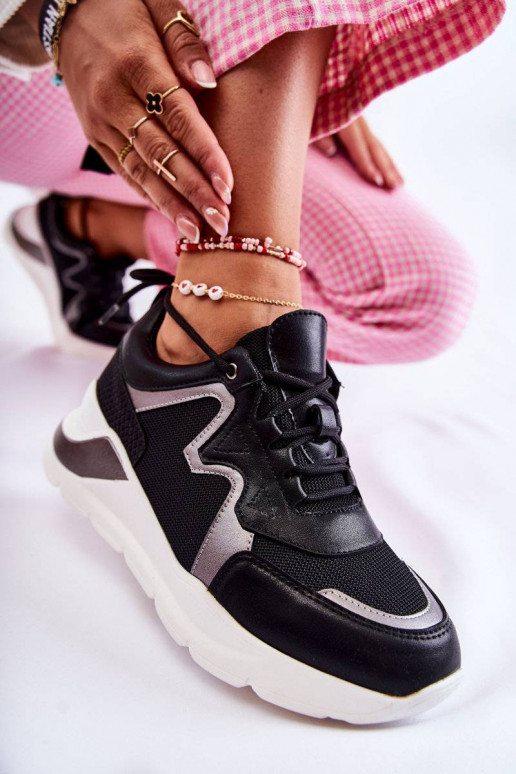 Women's Fashionable Sneakers Black Allie