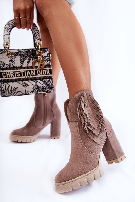 Suede Platform Boots Lewski Shoes...