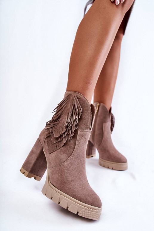 Suede Platform Boots Lewski Shoes...