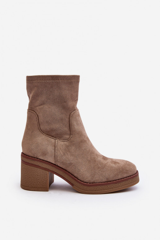 Women's Ankle Boots with Block Heel...