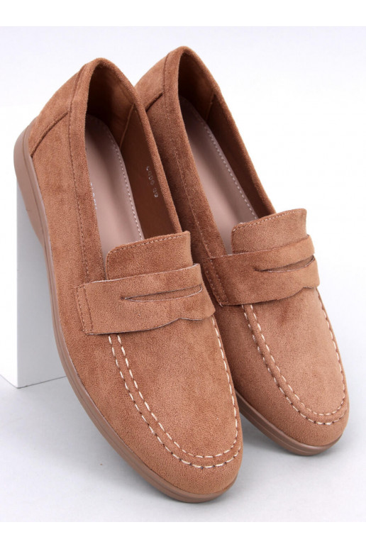 Women's moccasins FOREST khaki colors