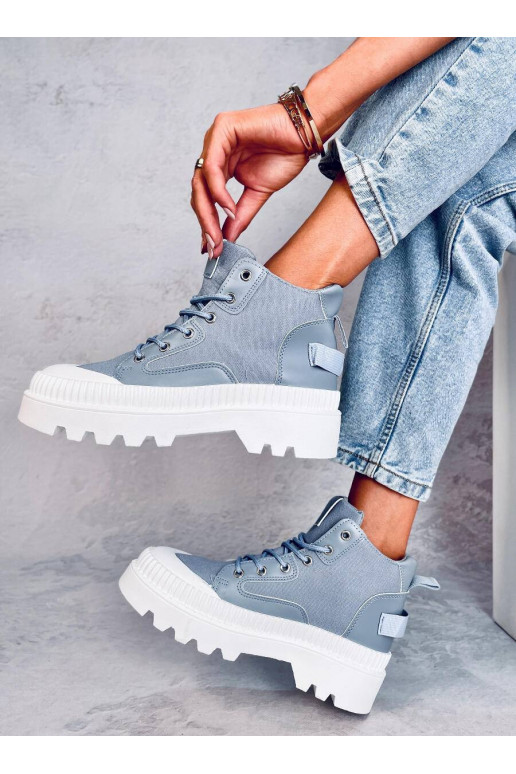 Casual shoes massive platform TINLI BLUE