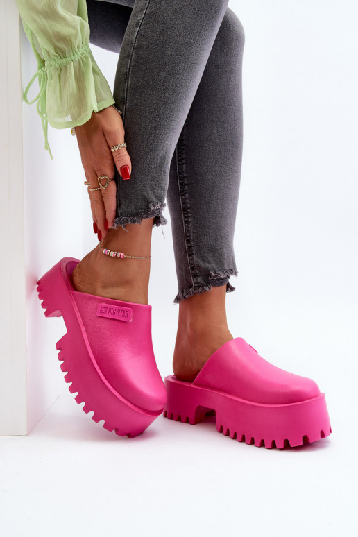 Women's Slides With Chunky Sole Big...