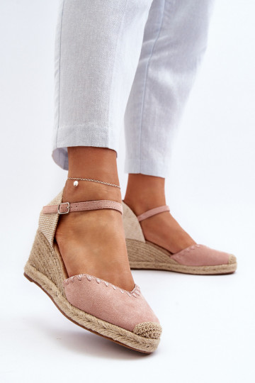 Suede Espadrille Wedge...
