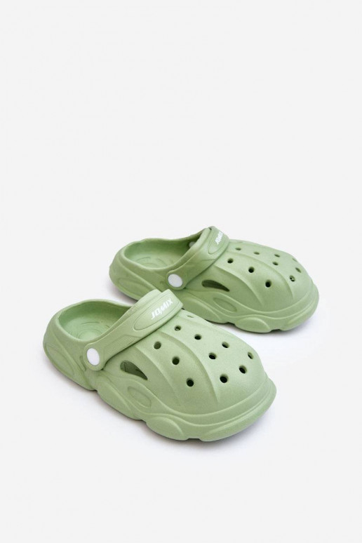 Children's Foam Slippers Crocs Green...