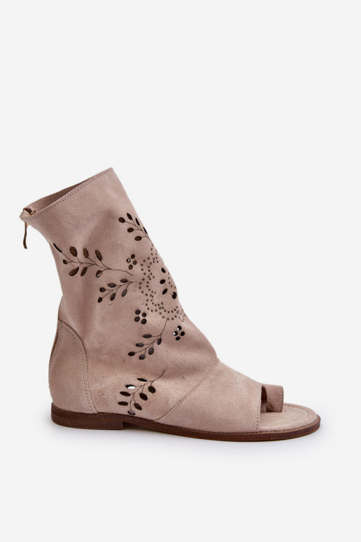 Zazoo Women's Suede Sandals With...