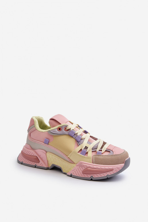 Women's Sneakers On Chunky Sole...