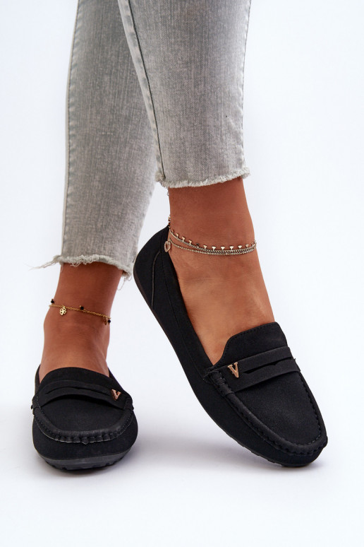 Classic Black Women's Moccasins Iramarie