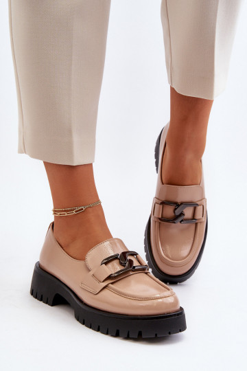 Beige Patent Women's...