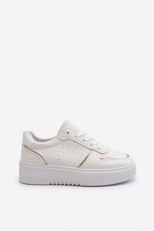 Women's Platform Sneakers White Tessama