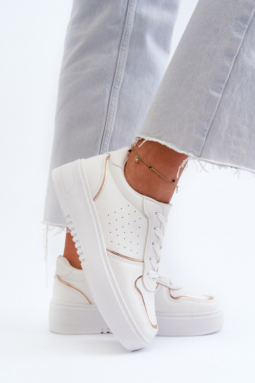 Women's Platform Sneakers White Tessama