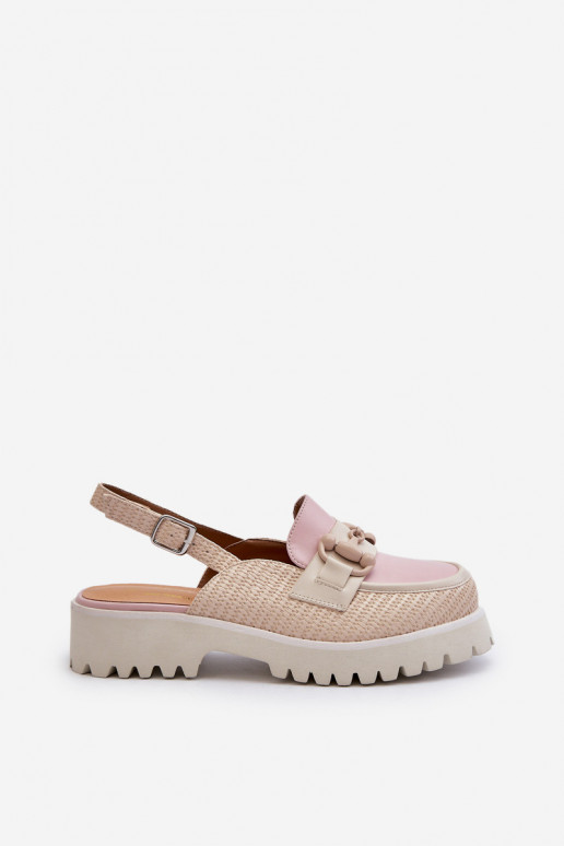 Women's Flat Heeled Sandals with...