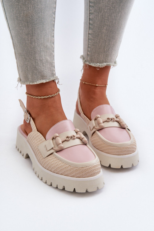 Women's Flat Heeled Sandals with...