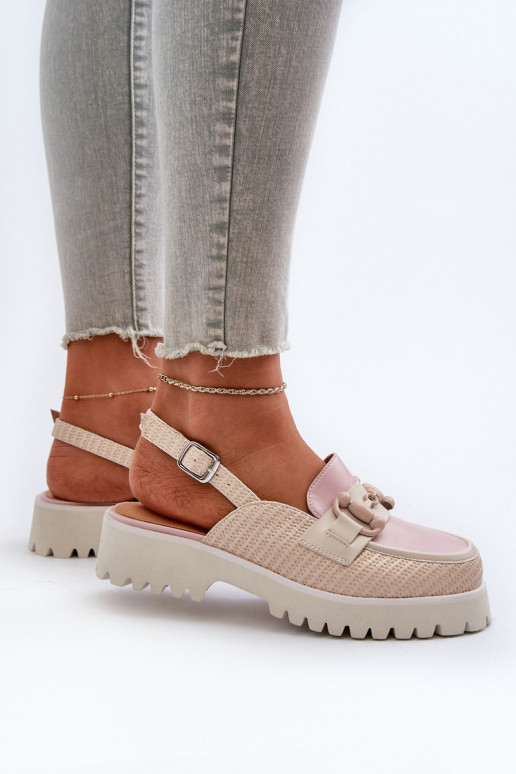 Women's Flat Heeled Sandals with...