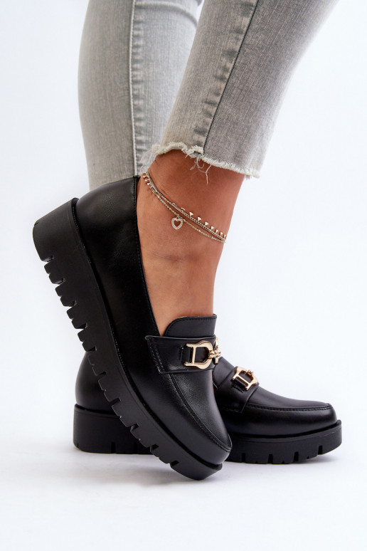 Women's Platform Moccasins With...