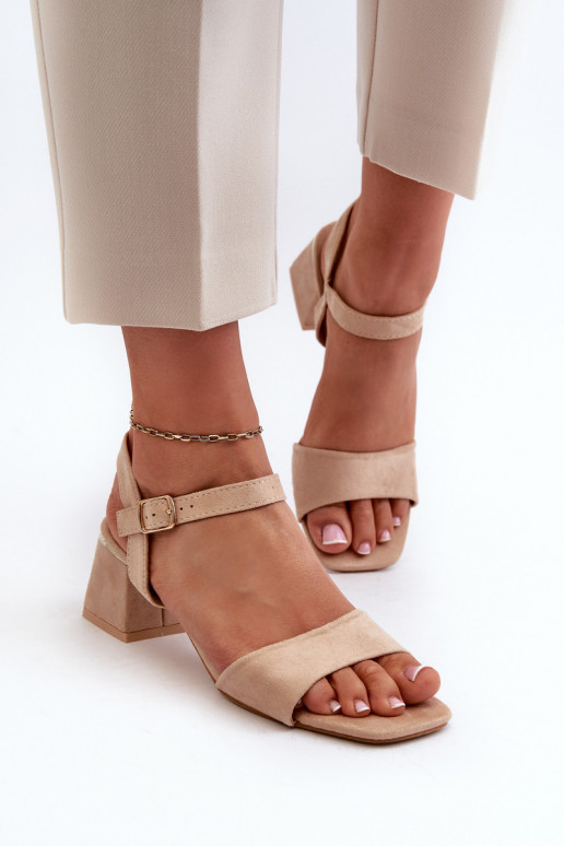 Women's Sandals on a Block Made of...