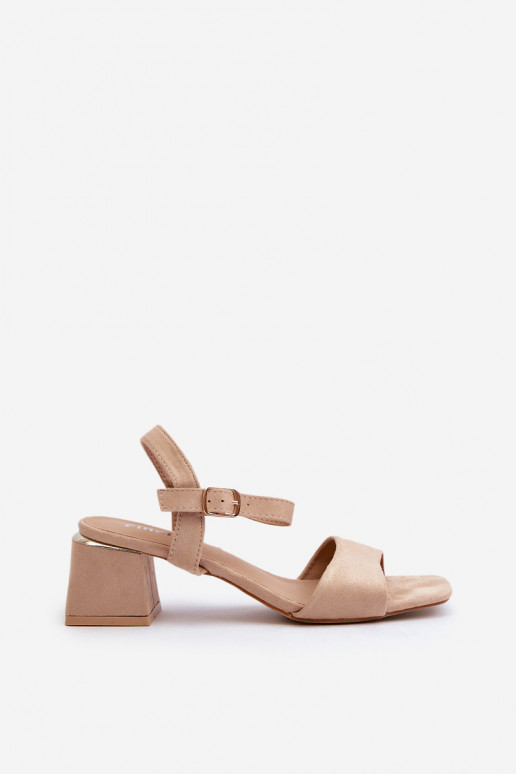 Women's Sandals on a Block Made of...