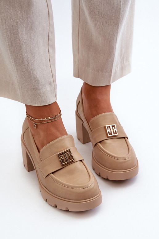 Women's Shoes on Chunky Heel with...