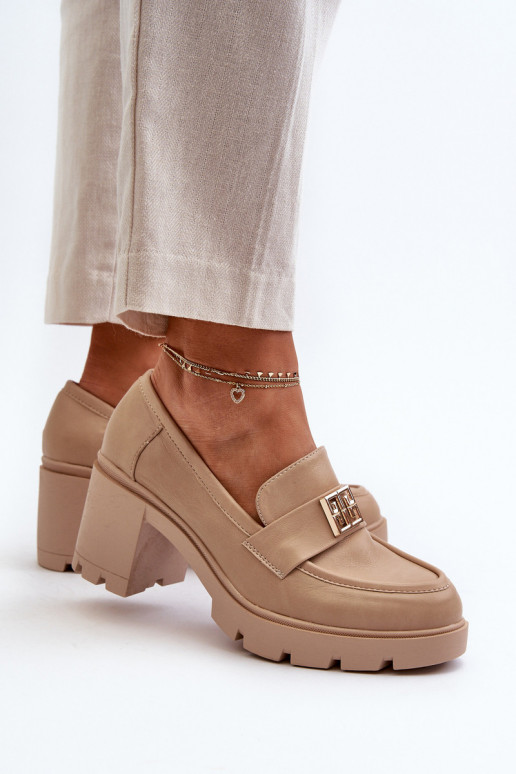 Women's Shoes on Chunky Heel with...