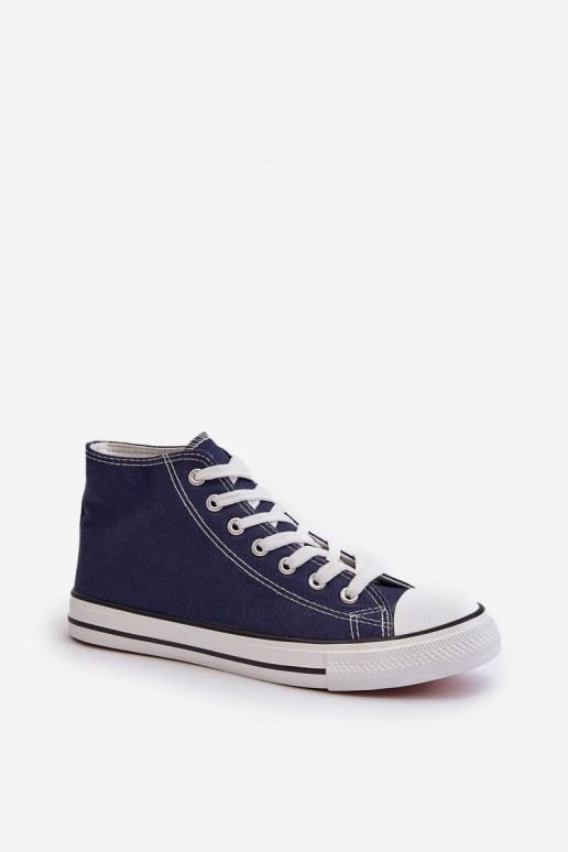 Navy Blue Women's Sneakers Socerio