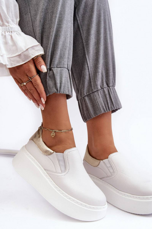 Women's Leather Platform Sport Shoes...