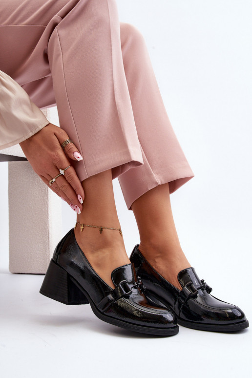 Black Patent High Heel Shoes Nireva