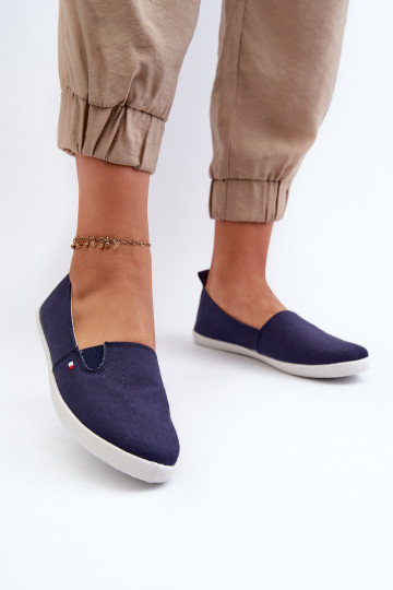 Women's Navy Slip-On Canvas... 2