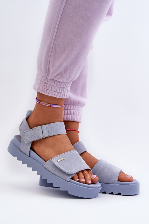 Women's Suede Platform Sandals Big...