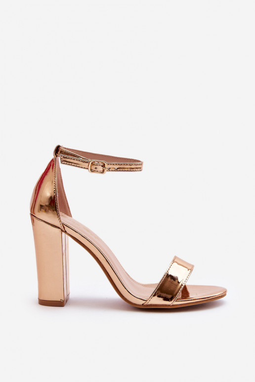 Heel Sandals gold Georgina