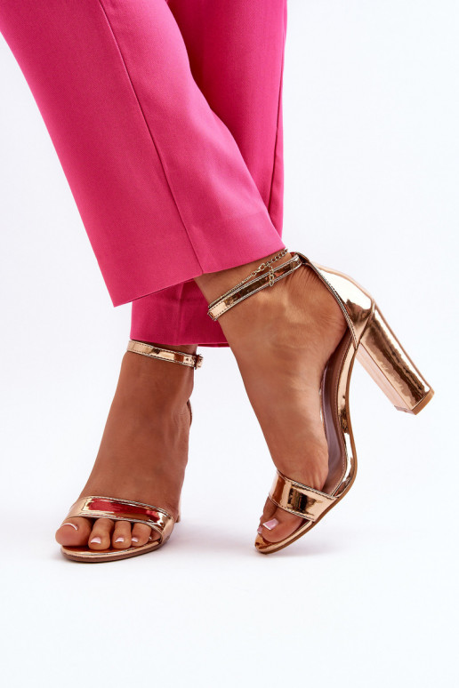 Heel Sandals gold Georgina